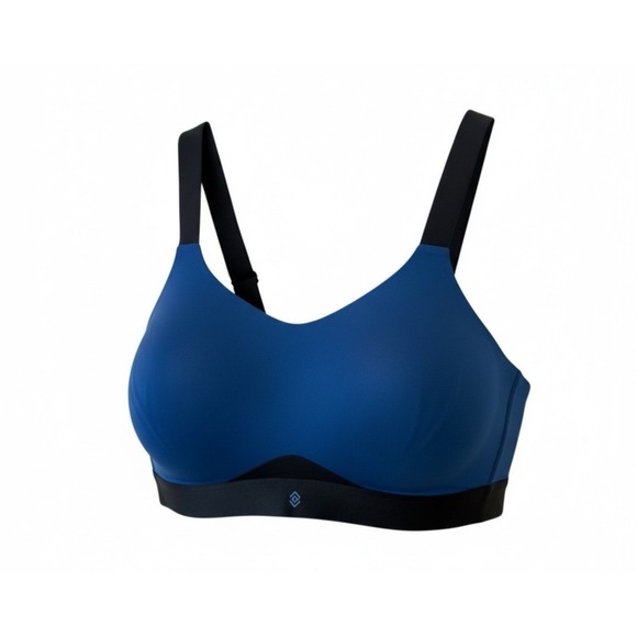 Third Love Other - ThirdLove Kinetic Sports Bra 42C Blue NWT High Impact Wireless Plus Size X-Back